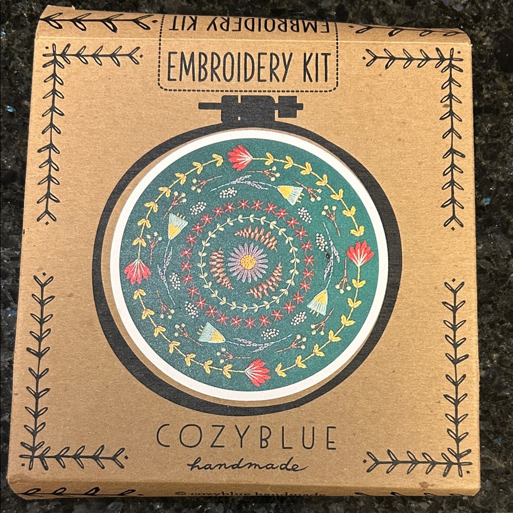 Embroidery Kit - Cozyblue Handmade